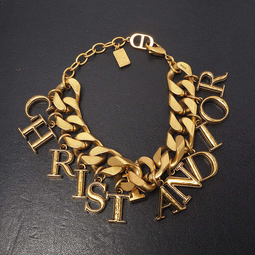 Dior Gold Chain Bracelet #357488F52B